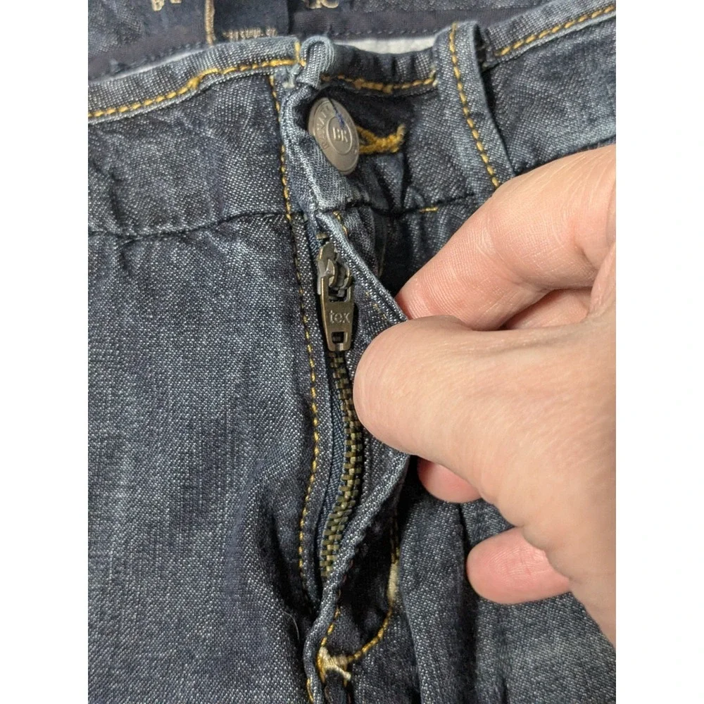 BANANA REPUBLIC‎ Women 28/6 Dark Wash Stretch Denim Bermuda Shorts